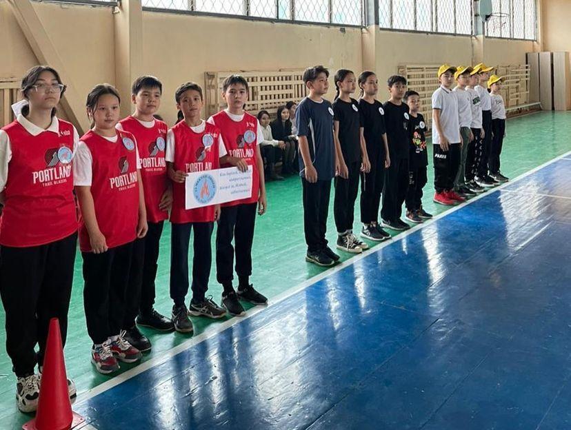 "Балалар жылына" орай  6-сыныптар арасында өткізілген "Спорт бізді біріктіреді" атты тимбилдинг өтті.