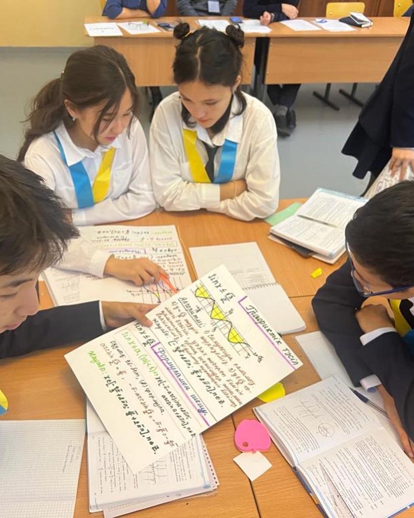 10 “Ә” сынып оқушыларына Кенжегалиев А.Б “Тригонометриялық теңсіздіктер” тақырыбында ашық сабақ өтті