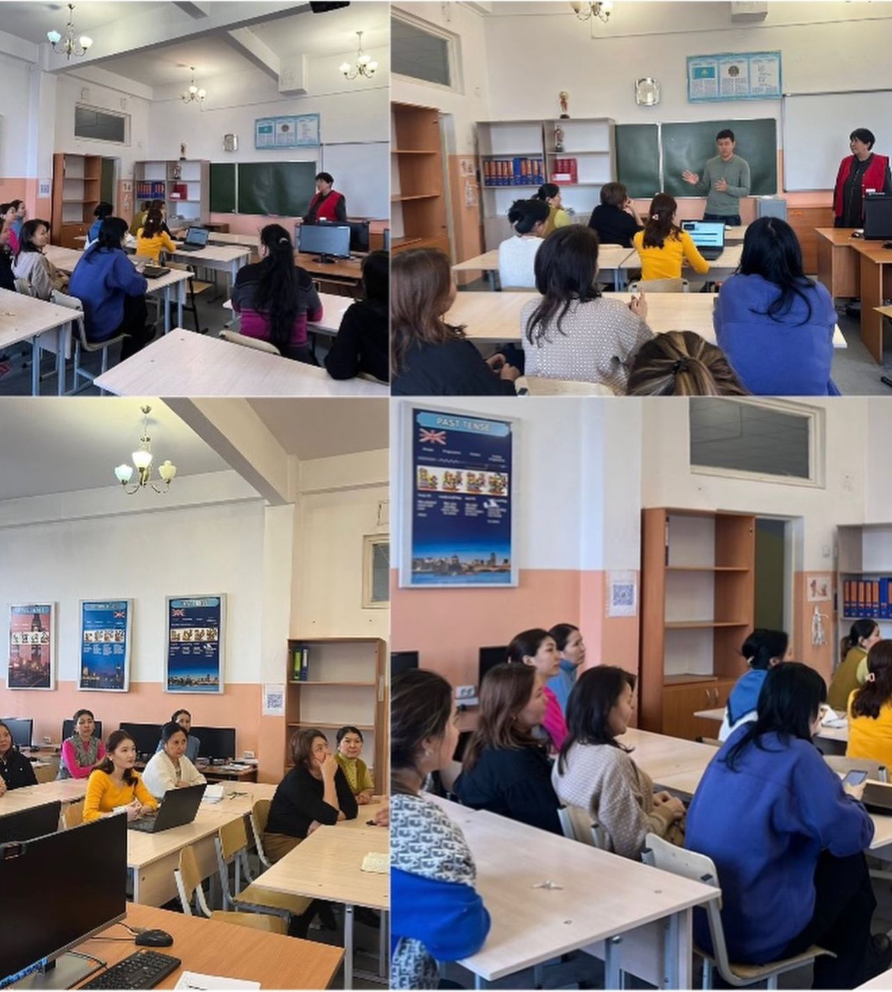 Әдістемелік бірлестік отырыстары өткізілді. Пәндер бойынша білім сапасы талқыланып, әр оқушының білімін дамытуға жан-жақты ұсыныстар берілді. Мектепішілік жүріп жатқан жобалардың есебі талқыланып, жоба жұмыстары жалғасын табуы тапсырылды.