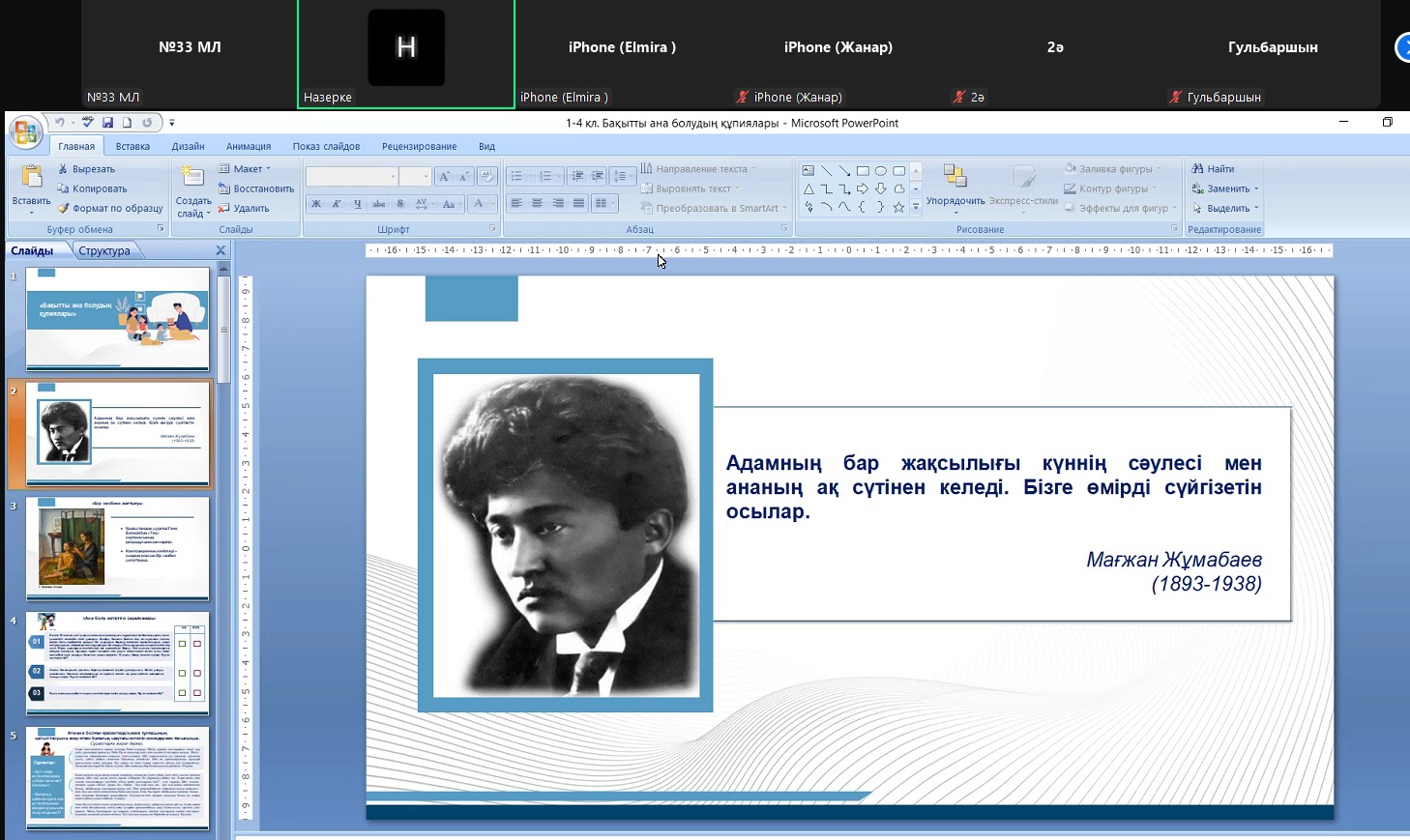 1-4 сыныптардың ата-аналарына "Бақытты ана болудың құпиялары" тақырыбында жиналыс өткізілді.