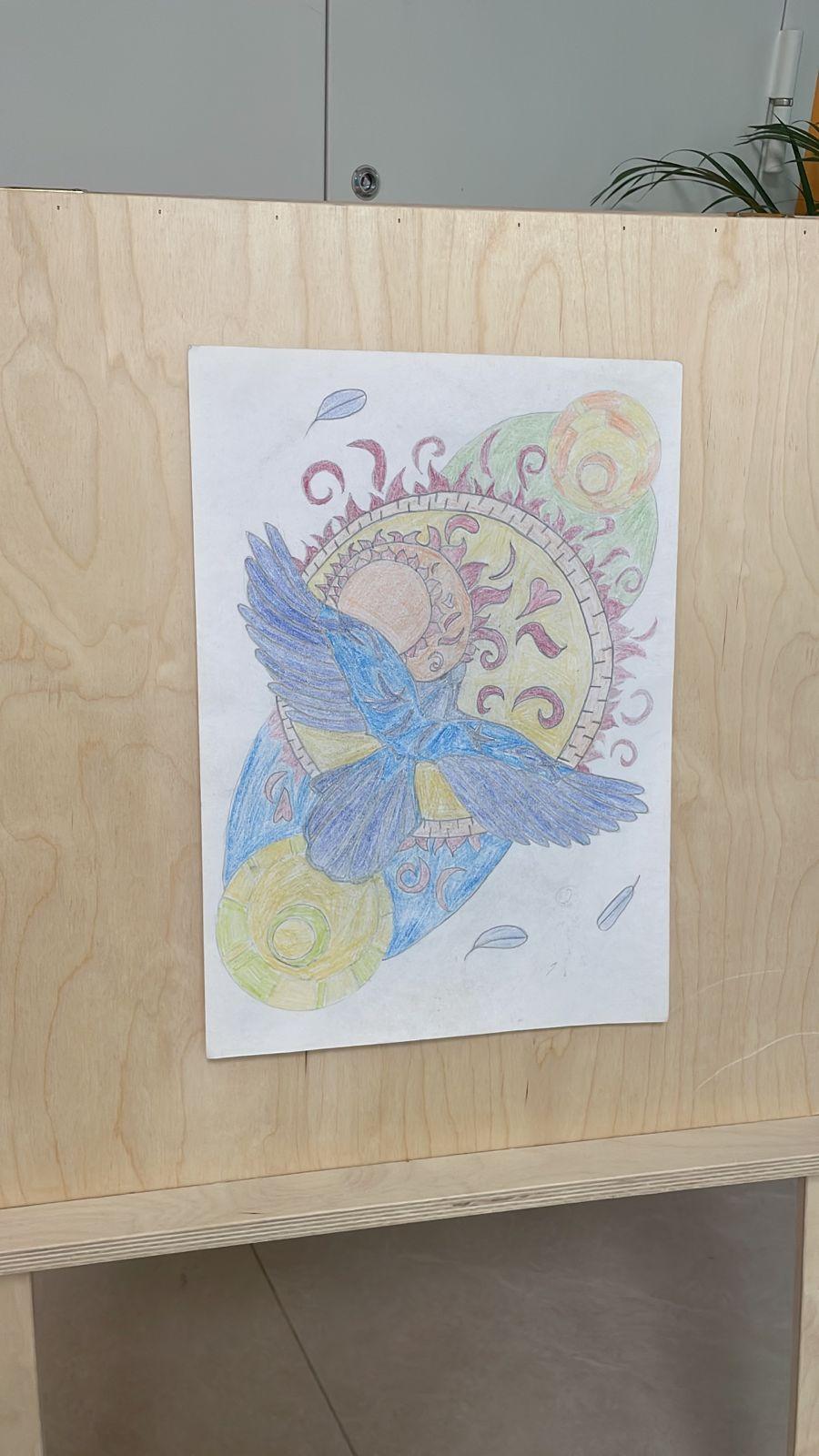 Балалар суреттерінің көрмесі "Менің елім – менің отбасым"