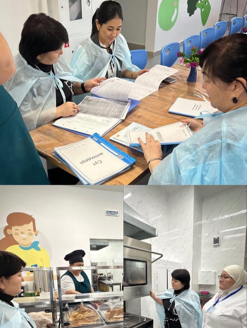 Алматы қаласы Медеу ауданы №33 мектеп-лицейінің асханасындағы тамақ сапасын, 24-ші қазан күні қоғамдық тамақтану объектілеріне қойылатын санитариялық-эпидемиологиялық талаптардың сақталуын және оқушыларға берілетін тағамдардың стандартқа сәйкестігін