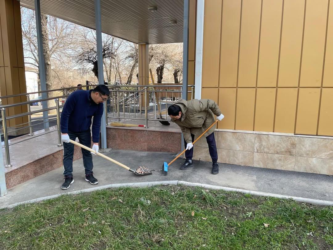 Мектепте жалпы сенбілік өткізілді.